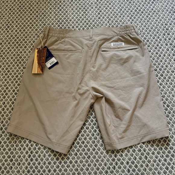 NEW Fair Harbor The Midway Short Size 34 Khaki Men’s Shorts Casual Tan Chino - Picture 5 of 7